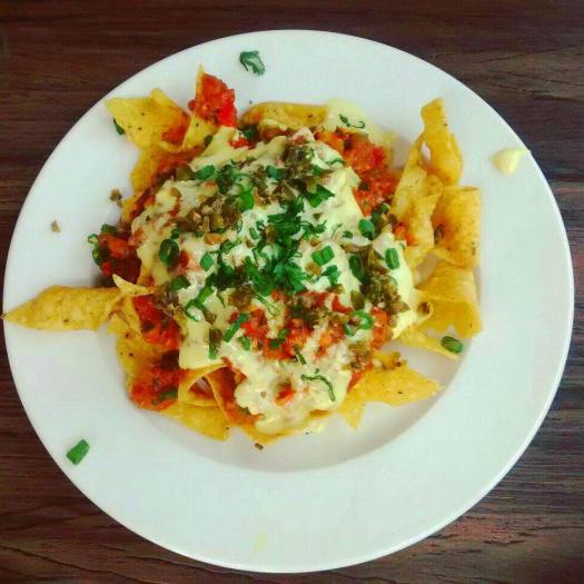 cheesy nachos